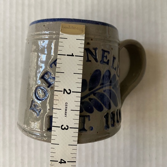 VTG Westerwald Pottery Fort Snelling 1819 Salt Glazed Mug - Picture 6 of 16
